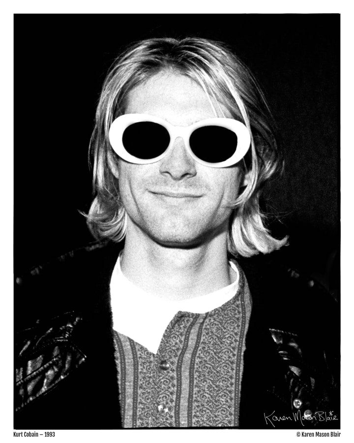 Kurt Cobain photo 8x10 signed - old school promo - 1993 – Karen