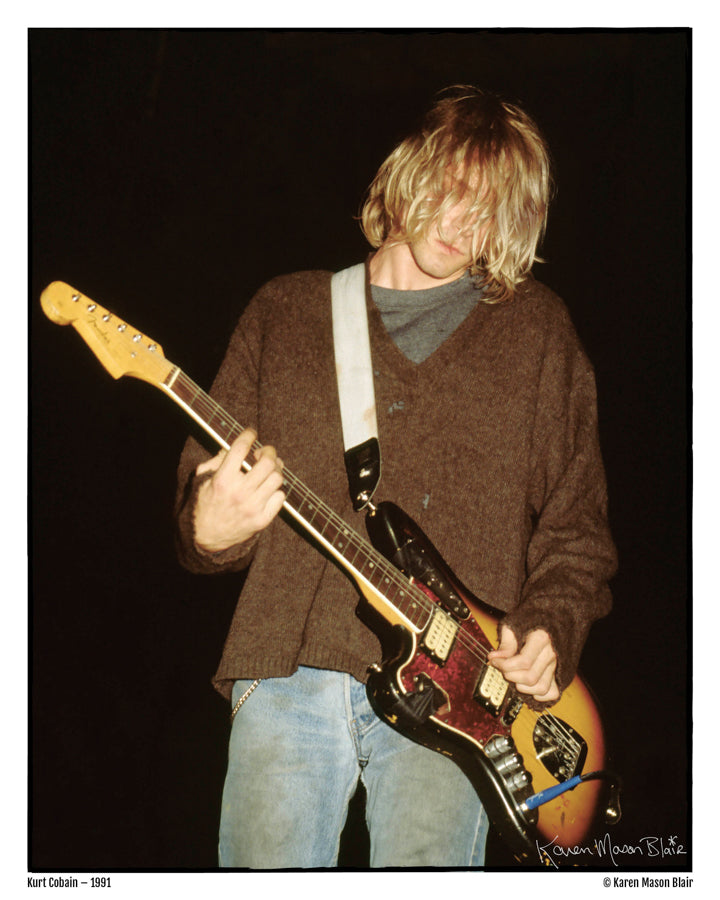 Kurt Cobain Lithium Nirvana photo 8x10 signed old school